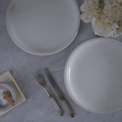 Store Confetti Tallerkner, 2 stk.