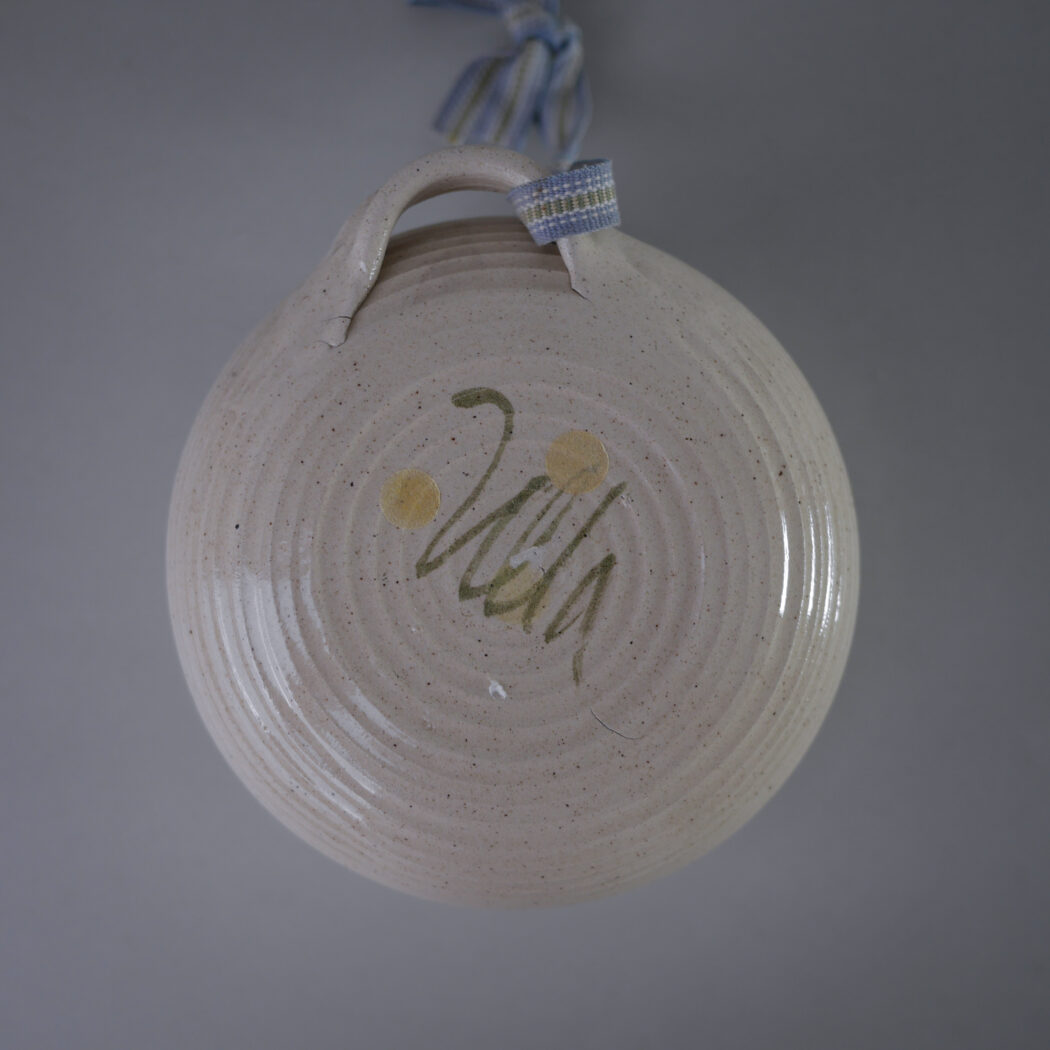 Lys Væg Lysestage med Blå Blomst 7