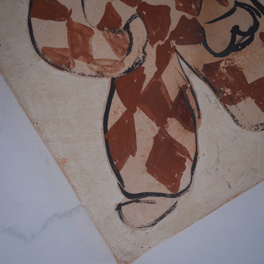 Beige Relief med Klovne Motiv 4