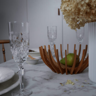 Vintage Trip Trap Børdkurv i Træ