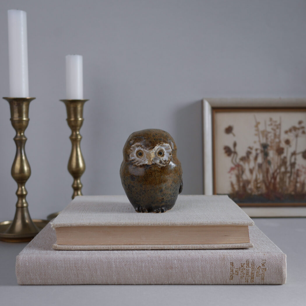 Charmerende Håndlavet Keramik Ugle