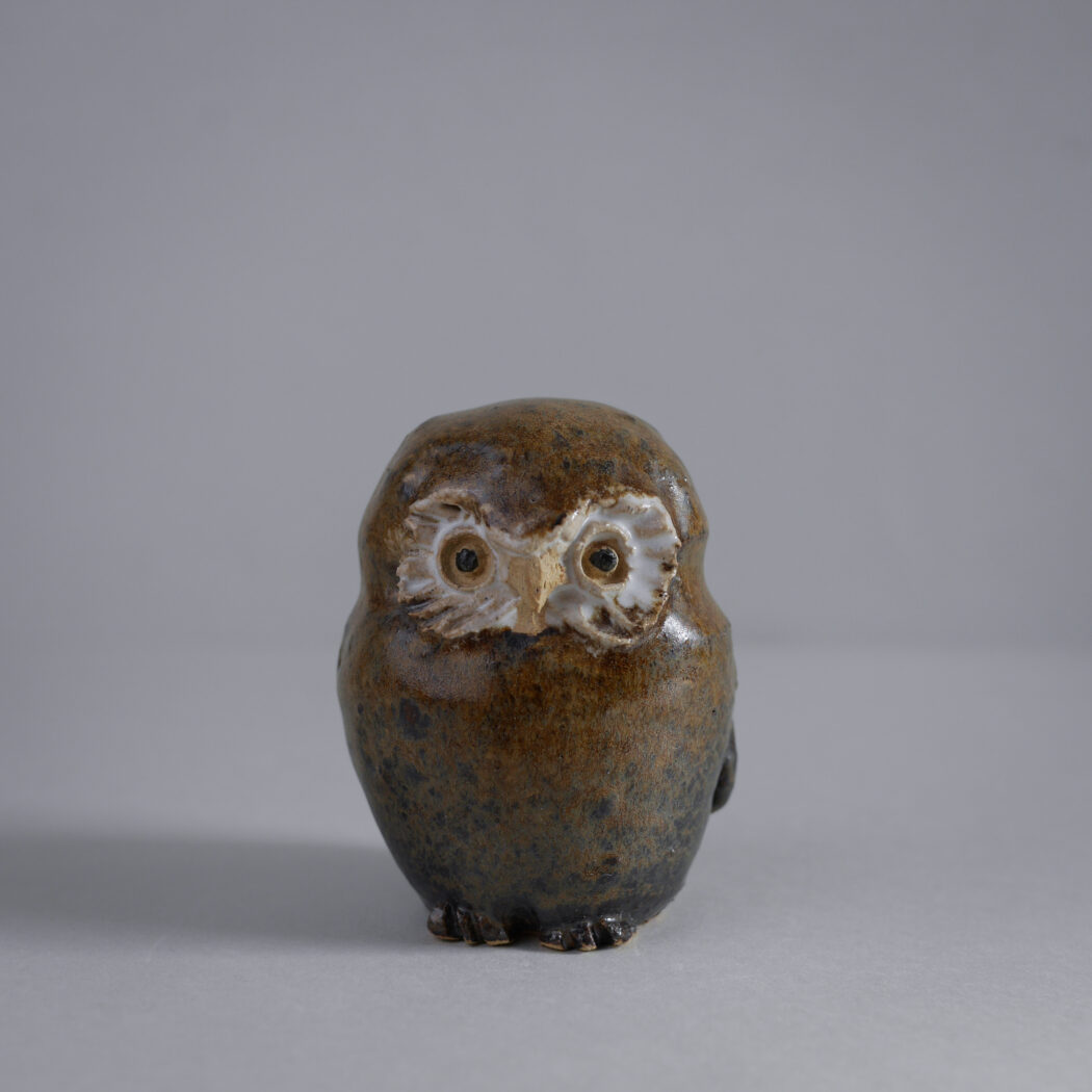 Charmerende Håndlavet Keramik Ugle 1