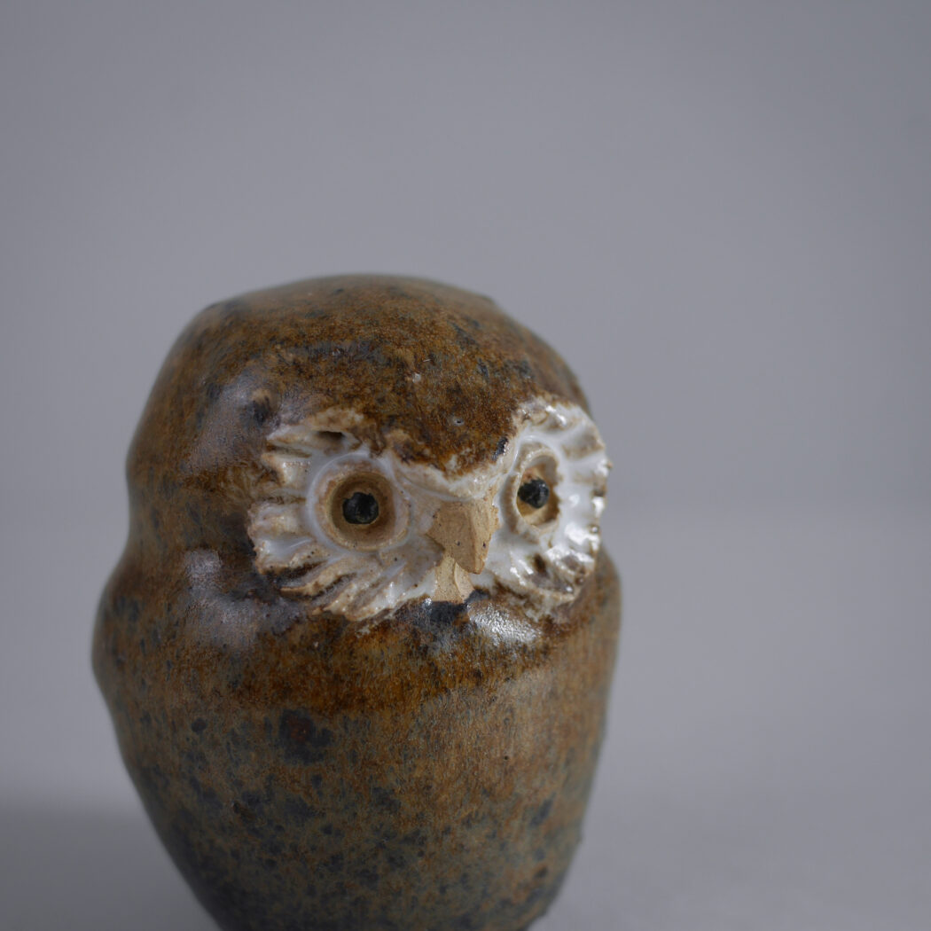 Charmerende Håndlavet Keramik Ugle 5