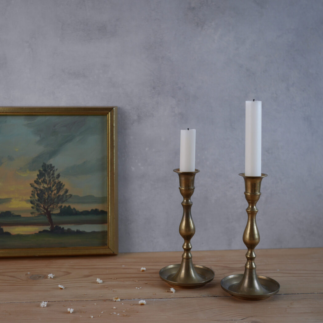 Vintage Messing Stager, 2 stk.