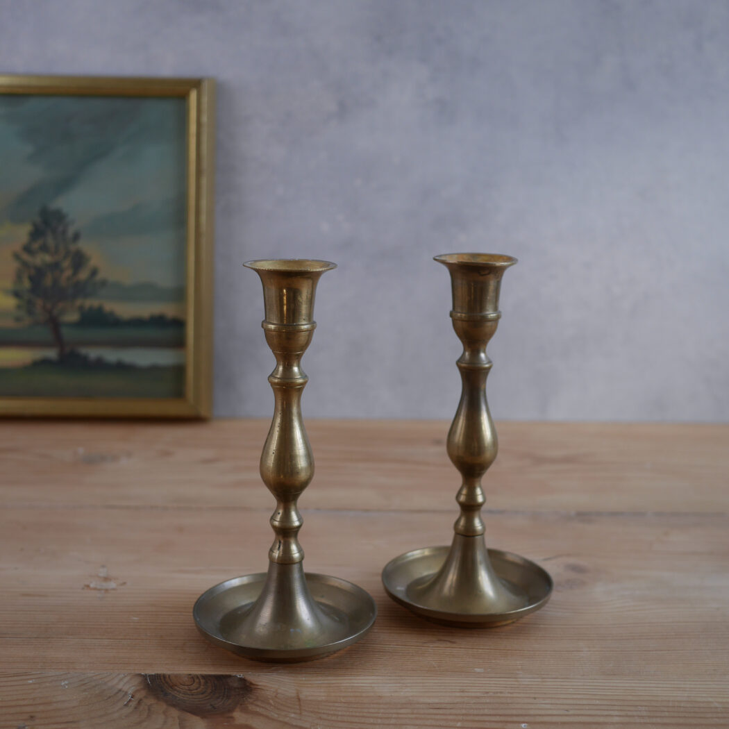 Vintage Messing Stager, 2 stk. 1