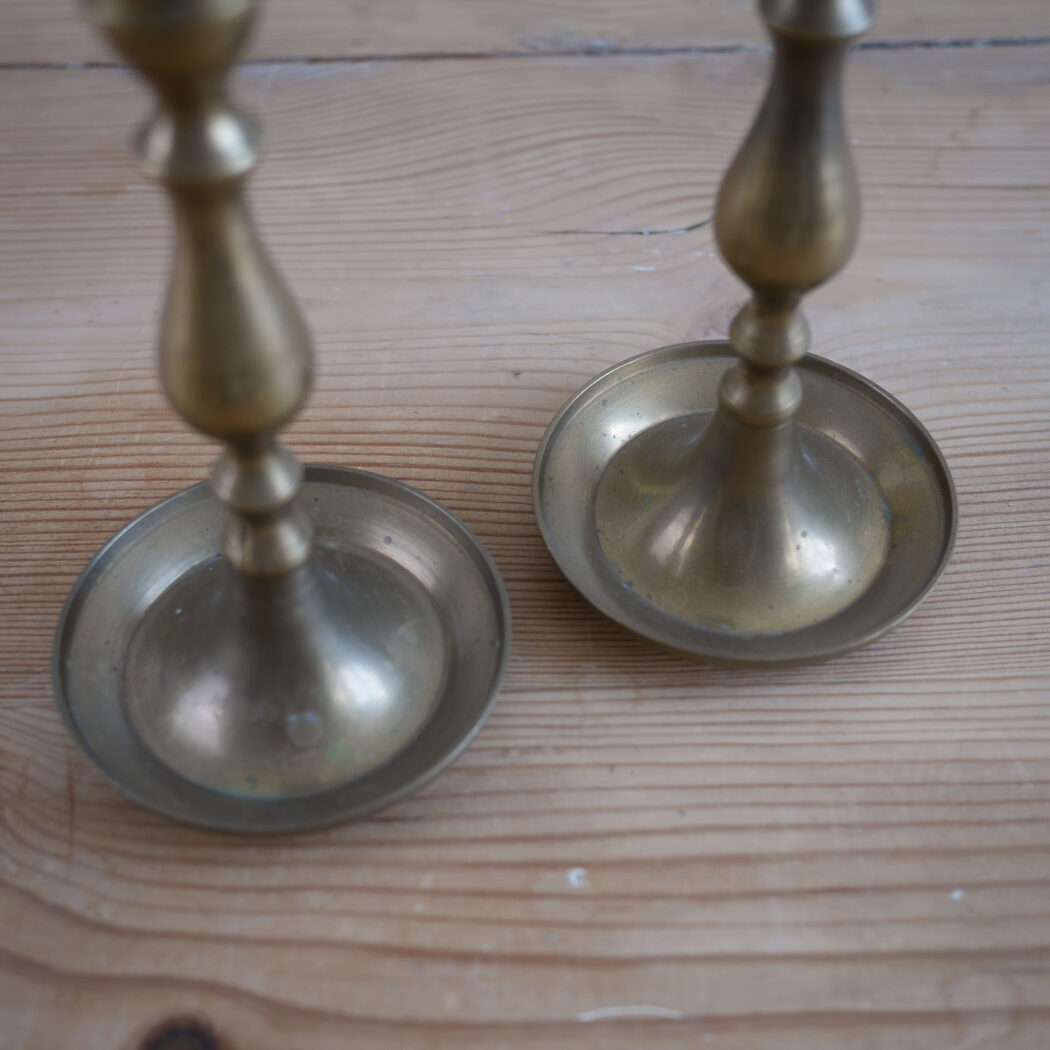 Vintage Messing Stager, 2 stk. 2