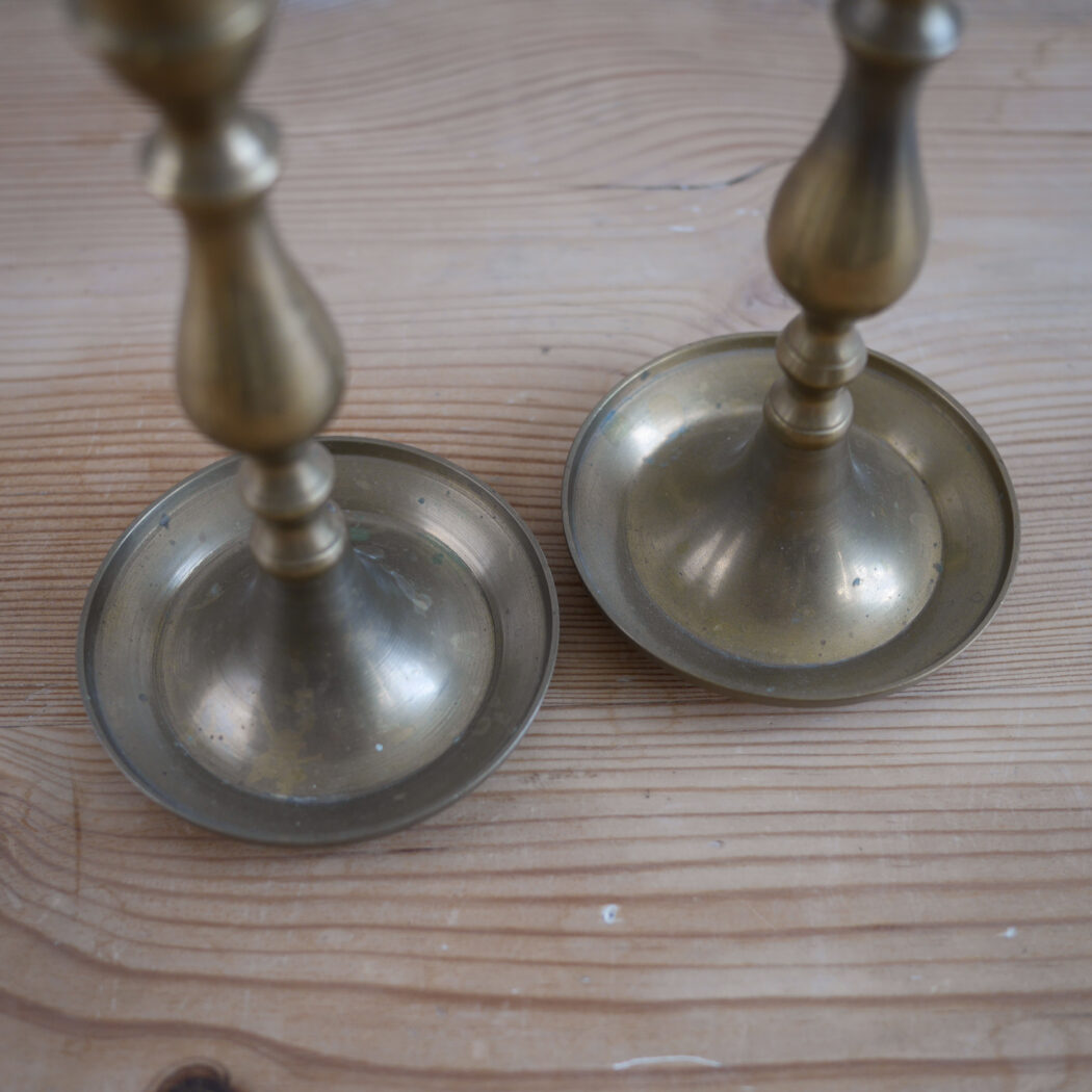 Vintage Messing Stager, 2 stk. 3