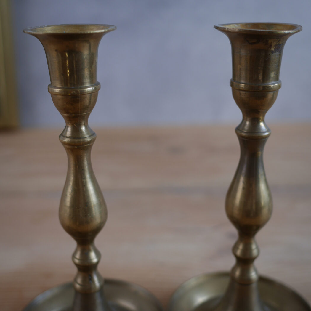 Vintage Messing Stager, 2 stk. 6