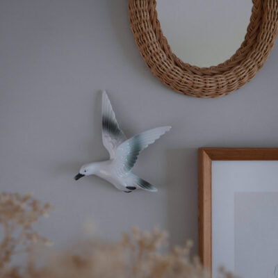 Måge til Væg i Porcelæn