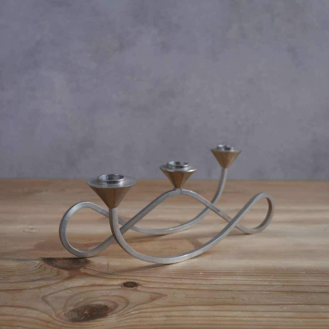 Swirl Metal Stage til Tre Lys 4