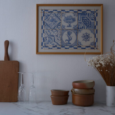 Billede med Blå Broderier