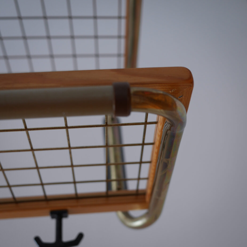 Retro Hattehylde med Messing detaljer 13