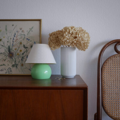 Grøn Kuglelampe med Lys Skærm