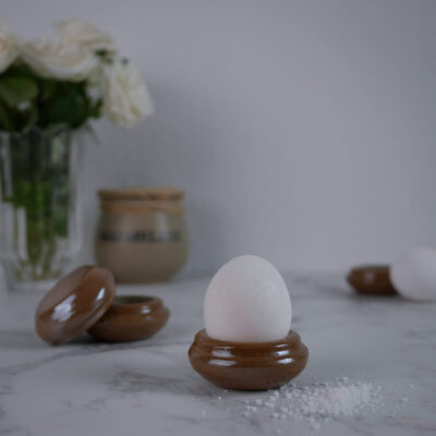 Franske Brune Æggebægre, 4 stk.