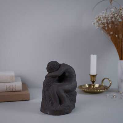 Skulpturel Keramik Kvindefigur