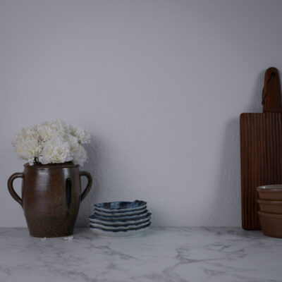 Blå Fiskefade, 3 stk.