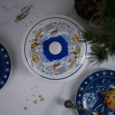 Jule Kagedåse i Porcelæn