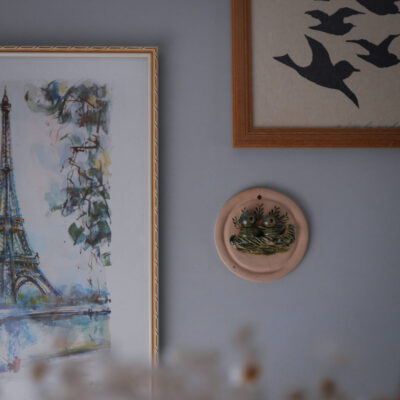 Lille Rundt Relief med Ænder