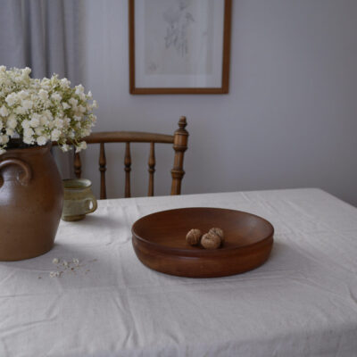 Rundt Fad i Teaktræ