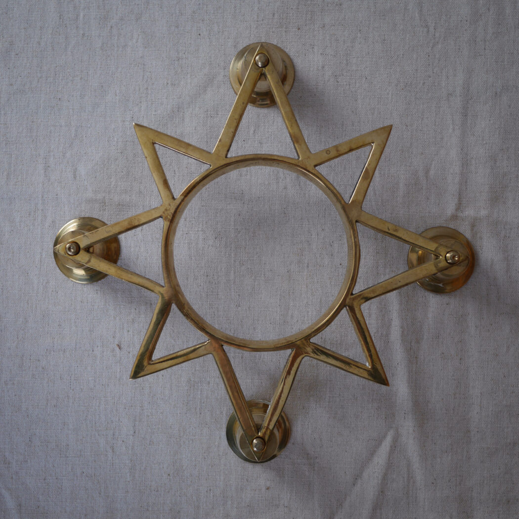 Stjerne Adventsstage med Udskæringer 8