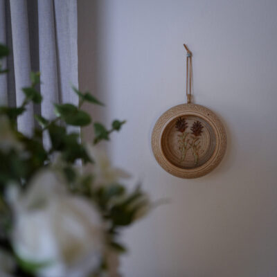 Keramik Lysestage til Væg