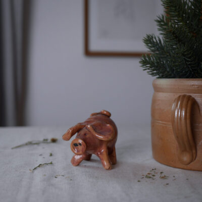 Lille Keramik Julegris