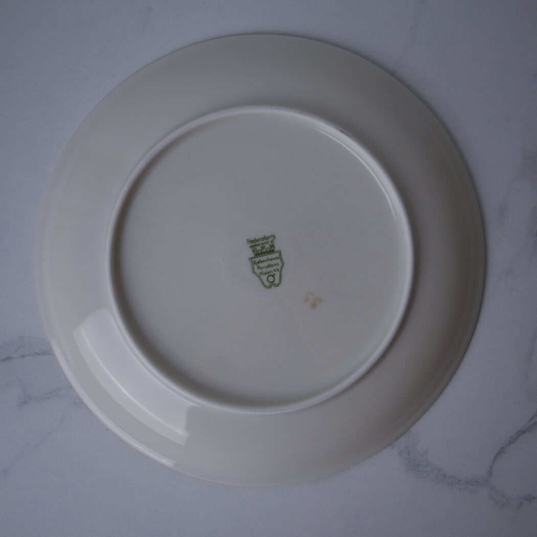 Store Frokosttallerkner med Lyseblå Kant 5