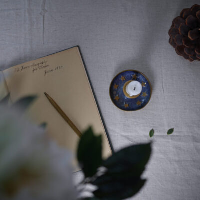 Lille Messingstage med Stjerner