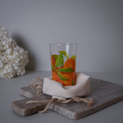 Appelsin Vandglas, 5 stk.