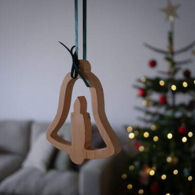 Klokke Dekoration i Træ