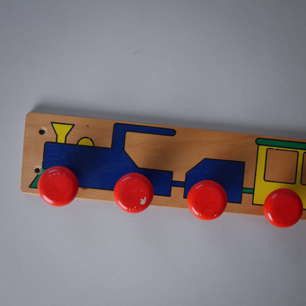 Retro Børne Tog Knagerække 2