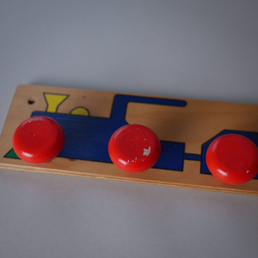 Retro Børne Tog Knagerække 4