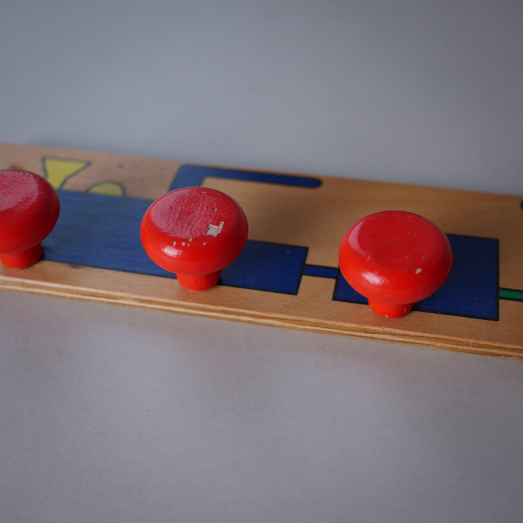Retro Børne Tog Knagerække 6