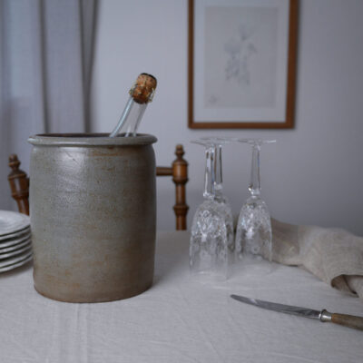 Grå Champagnekøler i Keramik