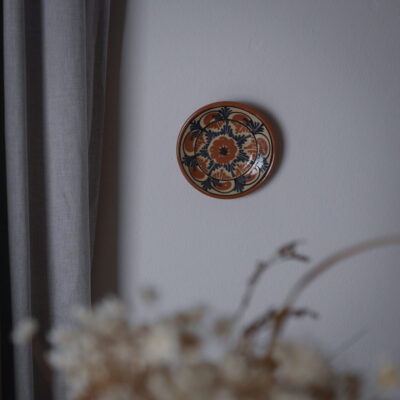 Lille Keramikplatte med Dekorationer