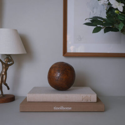 Rustik Træ Kugle til Dekoration