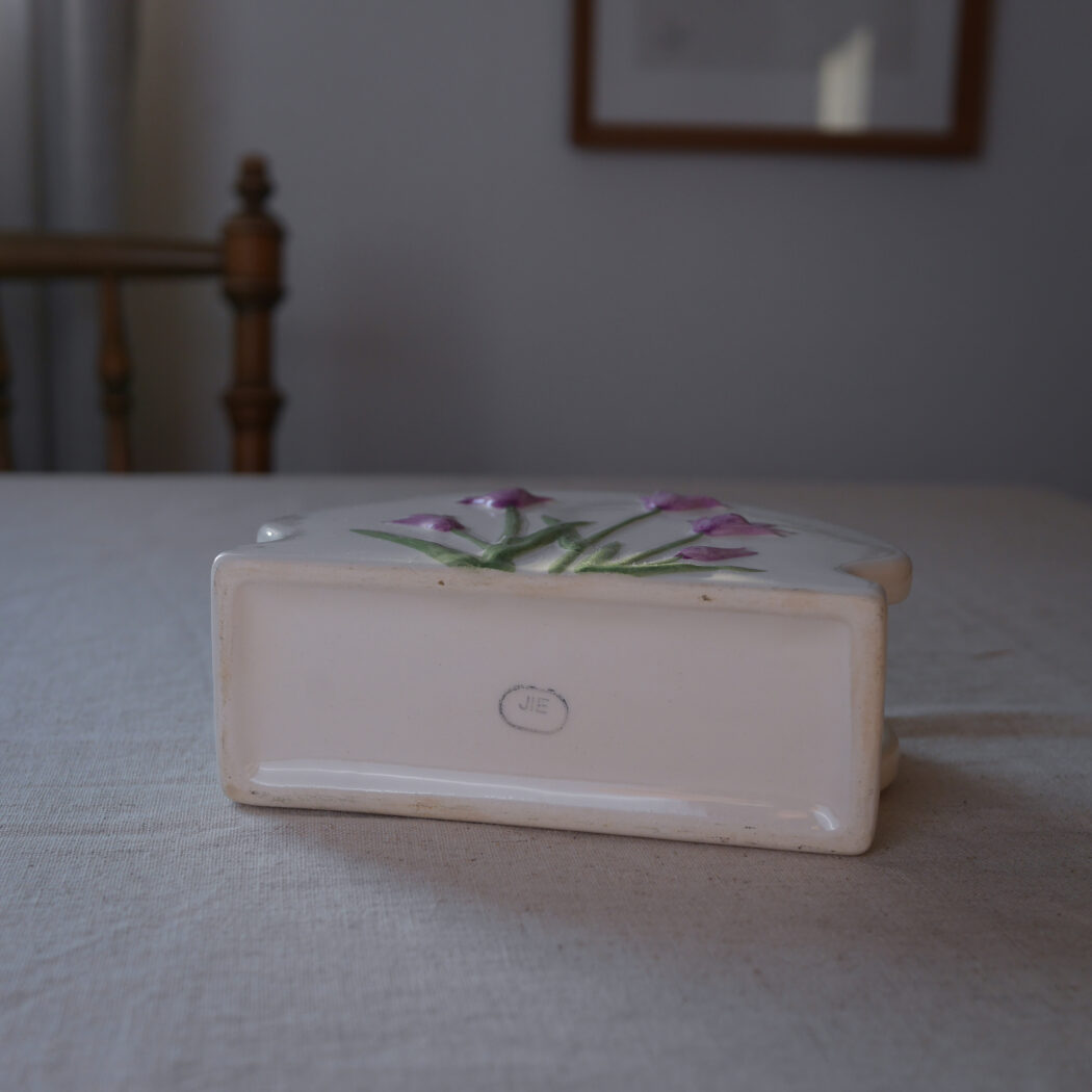 Servietholder med Lilla Blomster 5