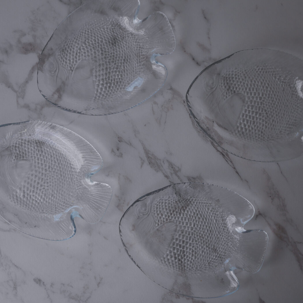 Små Glas Fiskefade, 4 stk. 1