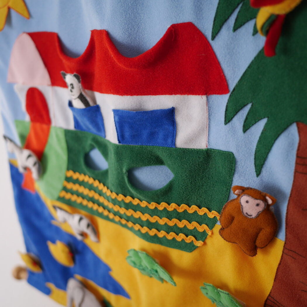 Vægtæppe til Børn med Noahs Ark 6