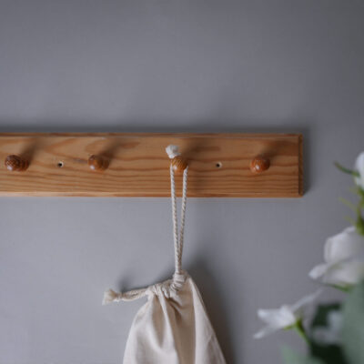 Knagerække i Træ med 4 Knager