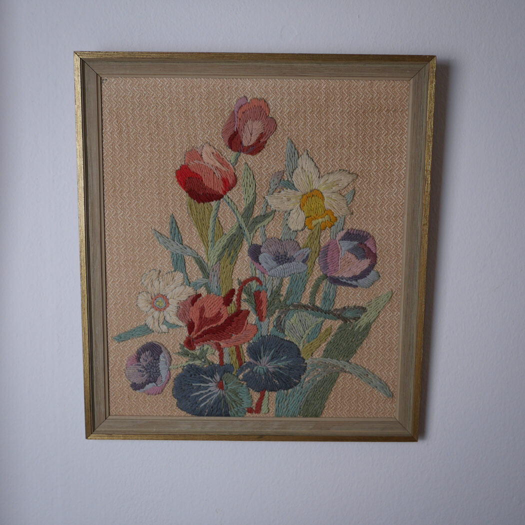 Billede med Broderede Blomster 1