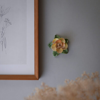 Gul Italiensk Blomst til Væggen