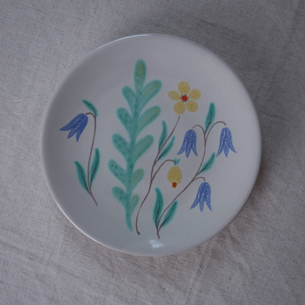 Små Tallerkner med Forårsblomster, 6 stk. 5