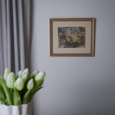 Ældre Billede - Mennesker i Skoven