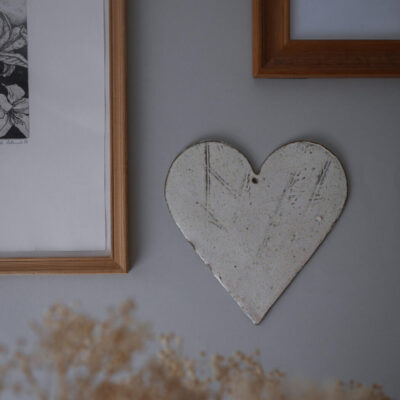 Lyst Keramikhjerte til Væggen