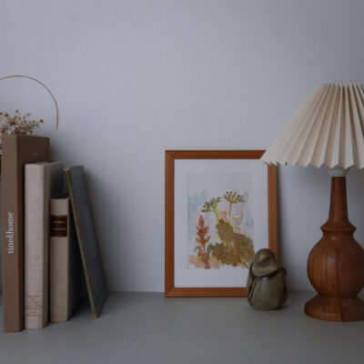 Akvarel Blomsterbillede