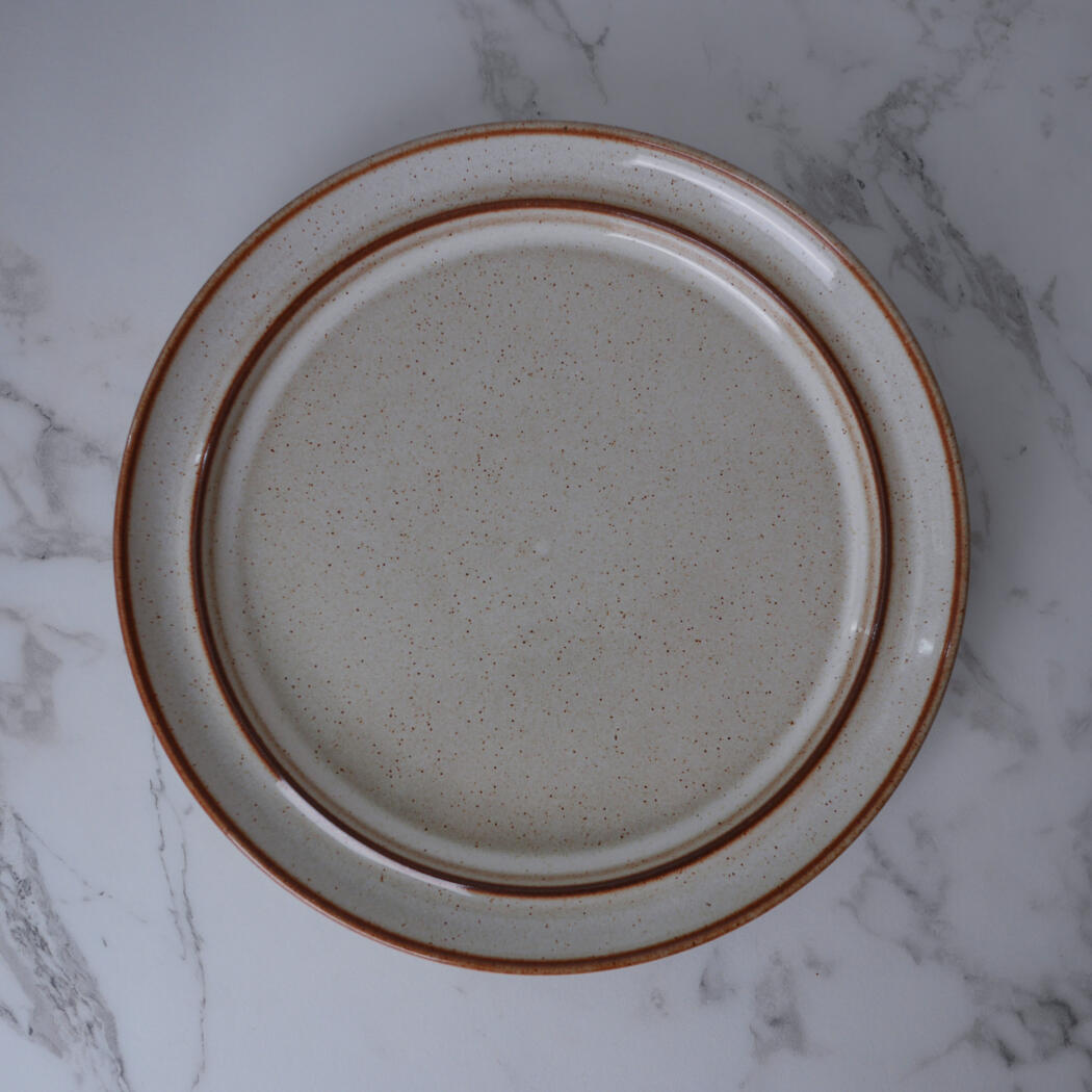 Beige Tallerkner med Nistre, 5 stk. 3