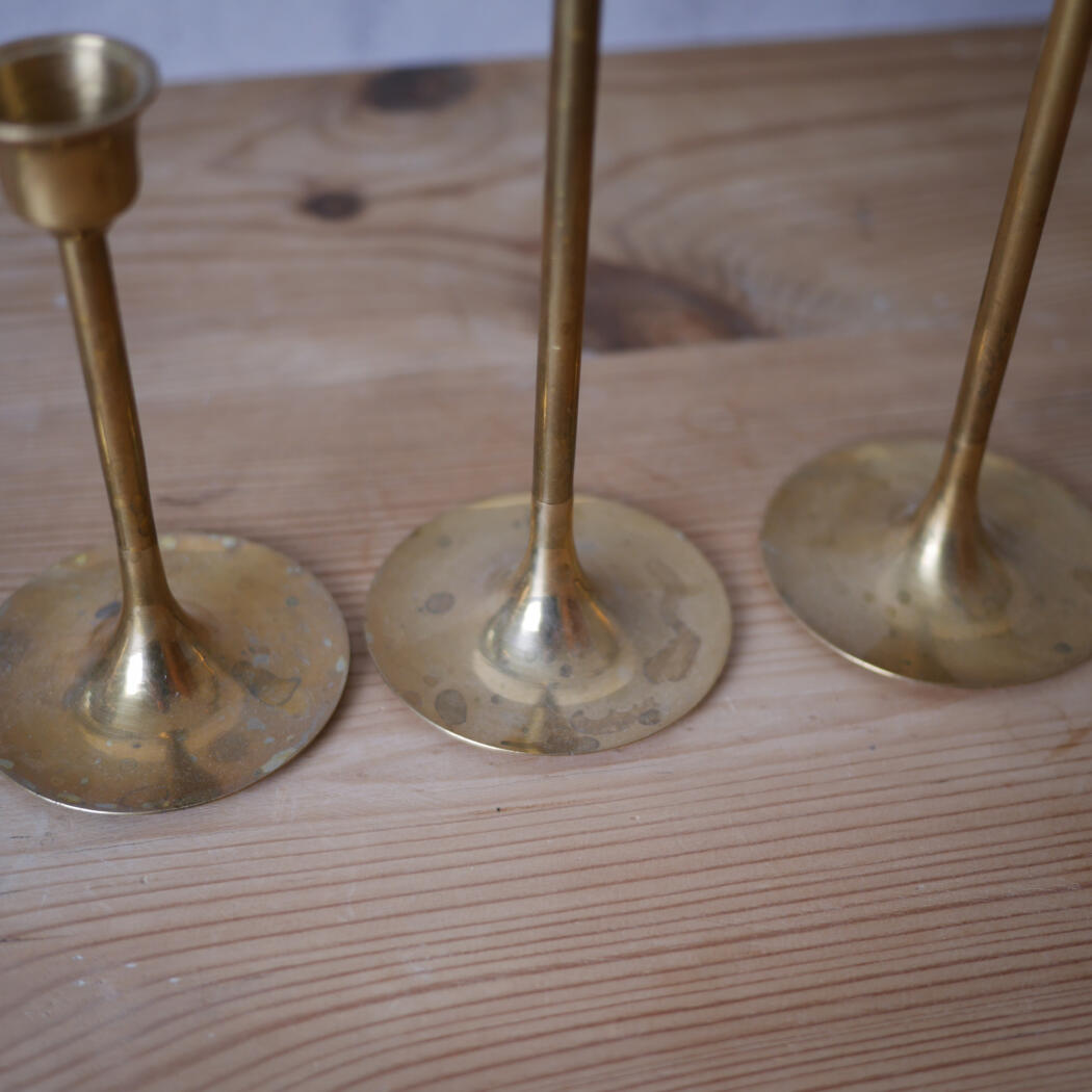 Smukke Messing Stager, 7 stk. 3