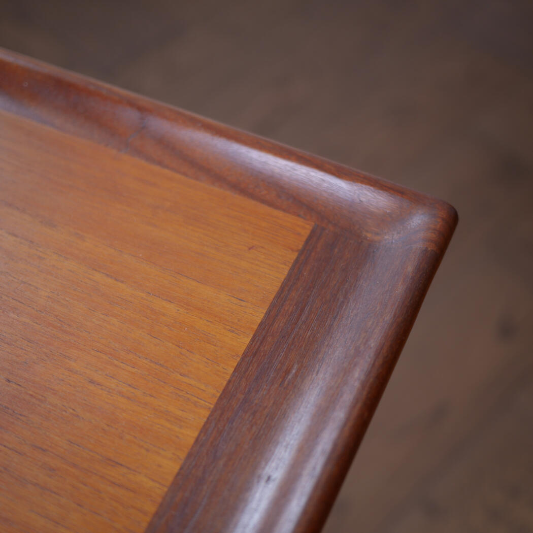 Retro Sofabord i Teak med Kurv 4