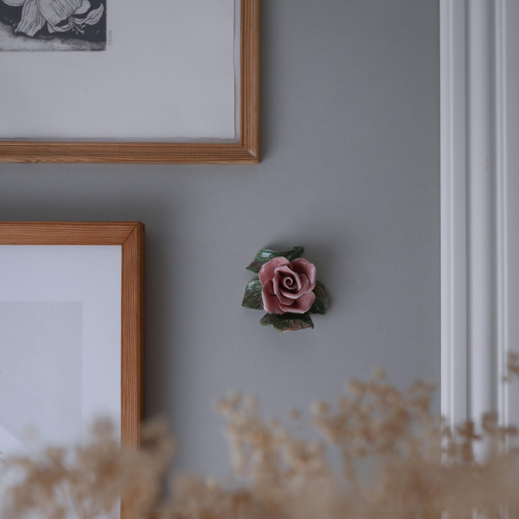 Lyserød Porcelænsrose til Væggen